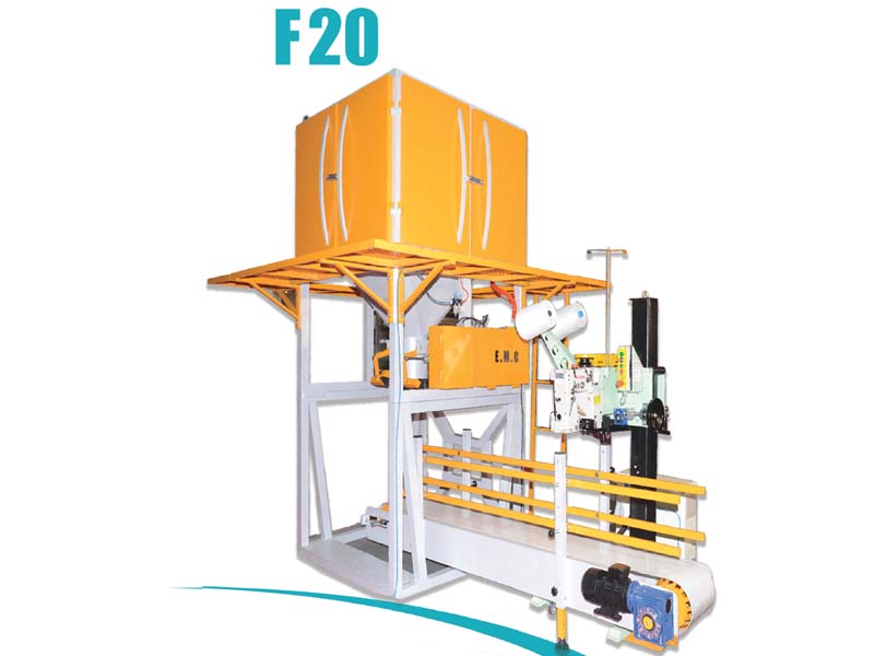 کیسه پرکن مدل F20 مخصوص مواد پودری با ظرفیت 400 کیسه در ساعت تصویر